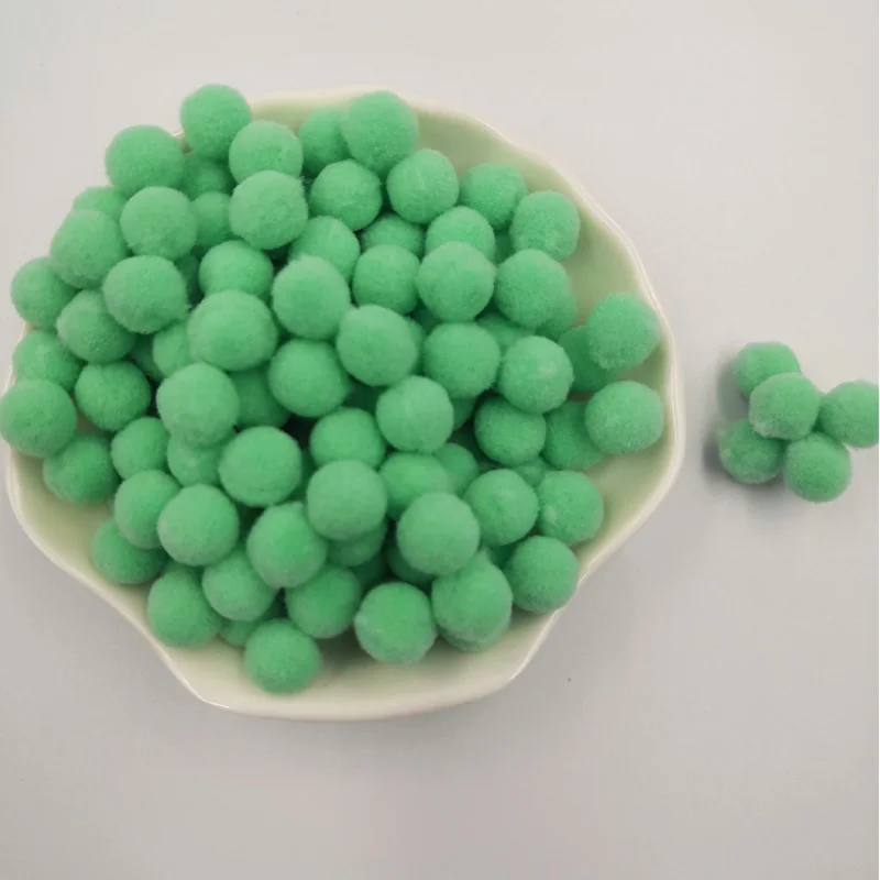 100 шт./пакет 10/15/20/25 мм Мини пышная Нижняя Pom Poms помпонами ручной работы для детей игрушки свадебный Декор DIY товары для шитья и рукоделия