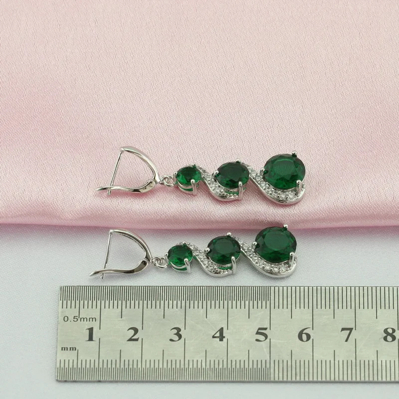 Женский ювелирный комплект из колье серёг кольца и браслета | Украшения