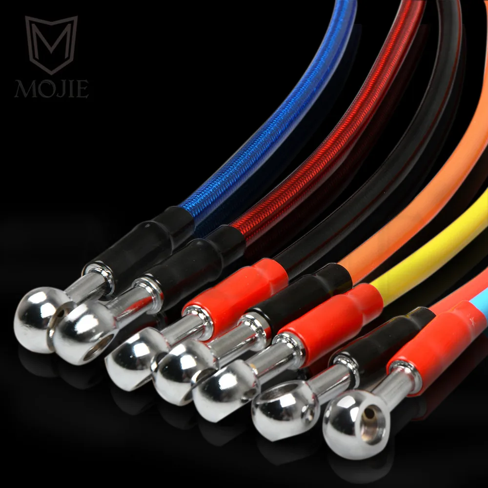 Мотоцикл Байк плетеная сталь гидравлическая усиленная Тормозная Линия муфта