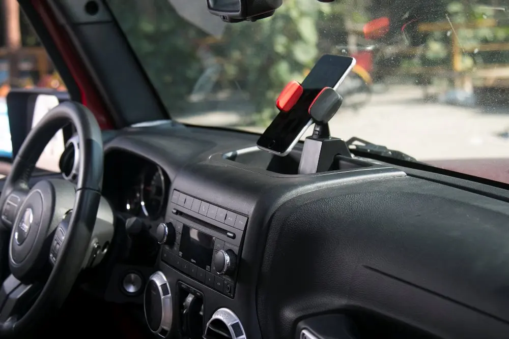 Автомобиль мобильный телефон GPS ячейки держатель рации подставка для Jeep Wrangler JK 07 на шнуровке