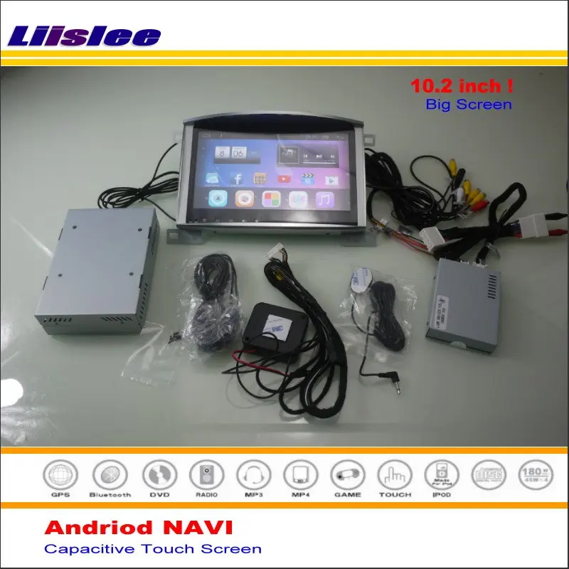 Liislee автомобильный Android gps навигационная система для Toyota Land Cruiser 100/для Lexus LX 470-Радио стерео Мультимедиа без DVD плеера
