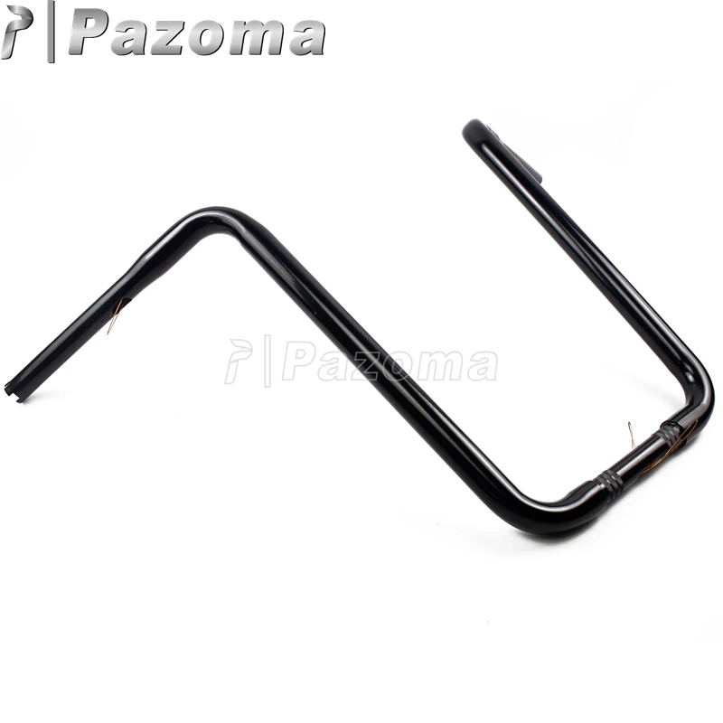 Черный мотоцикл 18 &quotRise 1 1/4&quot Ape вешалка руль винтажная ручка бар для Harley Softail FLST