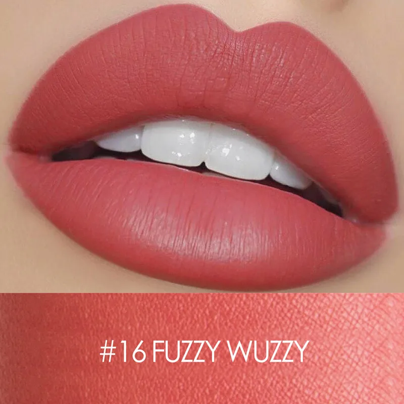 16 Помада focallure beauty Makeup стойкая помада для губ цвет сексуальный красно-коричневый помада матовый блеск для губ Косметика для губ Make - Цвет: 16