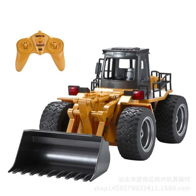 bulldozer Большой размер 6-канальный Грузовик 15-канал экскаватор пульт дистанционного управления трактора Модель 6-канальный бульдозер дистанционное управление игрушки rc автомобиль в штучной упаковке - Цвет: bulldozer