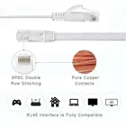 Сетевой кабель Ethernet CAT6, 30 шт.лот, 15 см, 25 см, 0,5 м, 1 м, плоский, UTP, RJ45, патч-кабель, черный, белый цвет