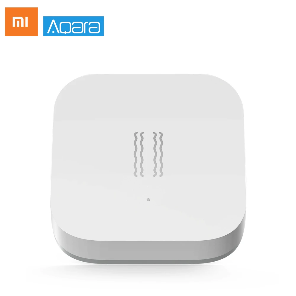 Xiao mi Aqara умный датчик вибрации ZigBee удара для безопасности дома Siao Home App