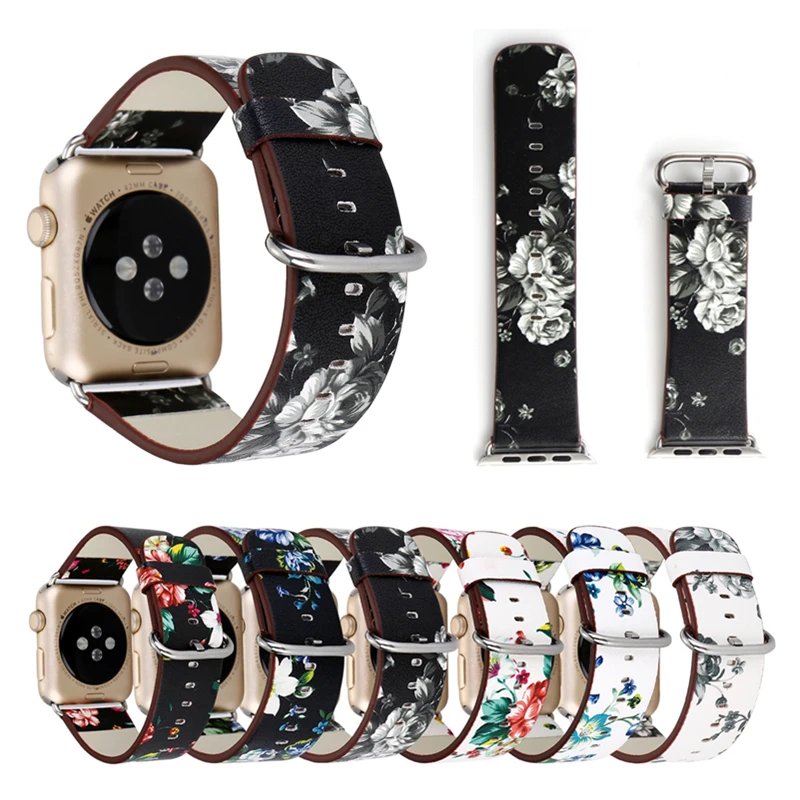 Кожаный ремешок Konaforen для Apple Watch 1/2/3 38 мм 42 сменный Браслет iWatch кожаный