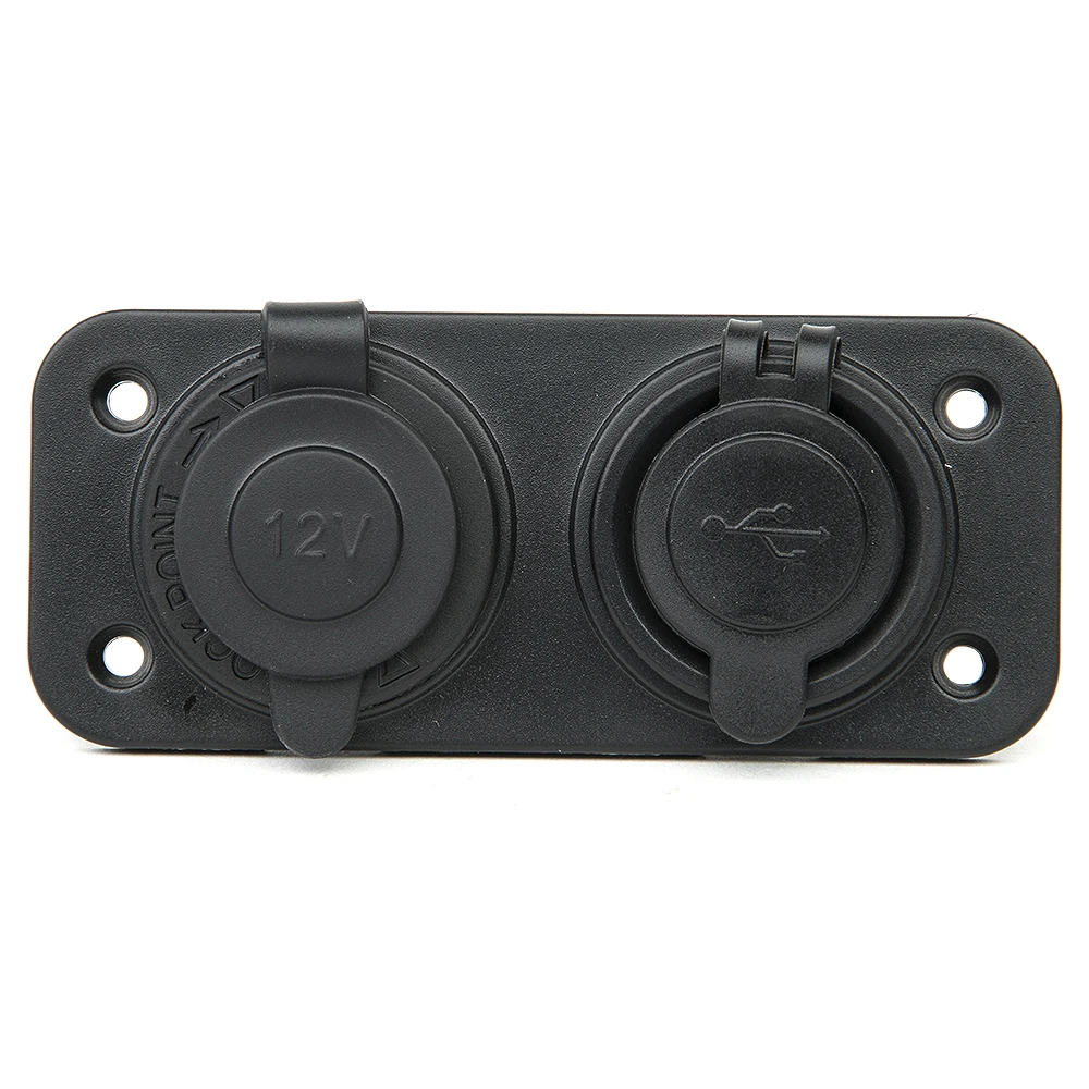 Dual Car Авто-прикуриватели гнездо Splitter 12 В USB 2.1a 1A Адаптеры питания Зарядное