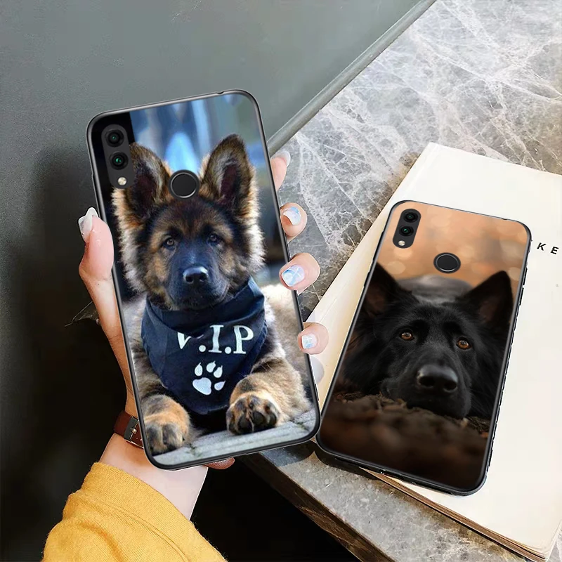 Немецкая овчарка клиент высококачественный силиконовый чехол для Huawei honor 6A 7A Pro 7X