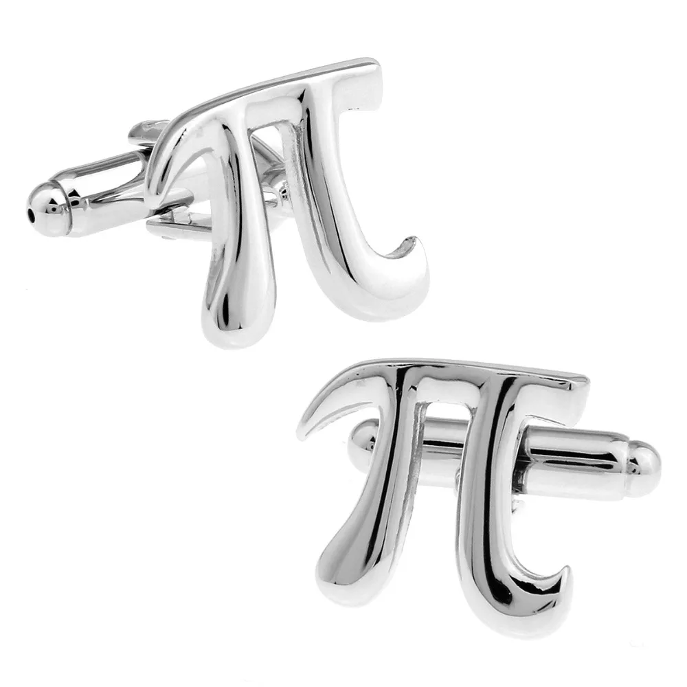 Мужские свадебные запонки Необычные Запонки с математическими буквами и чистой