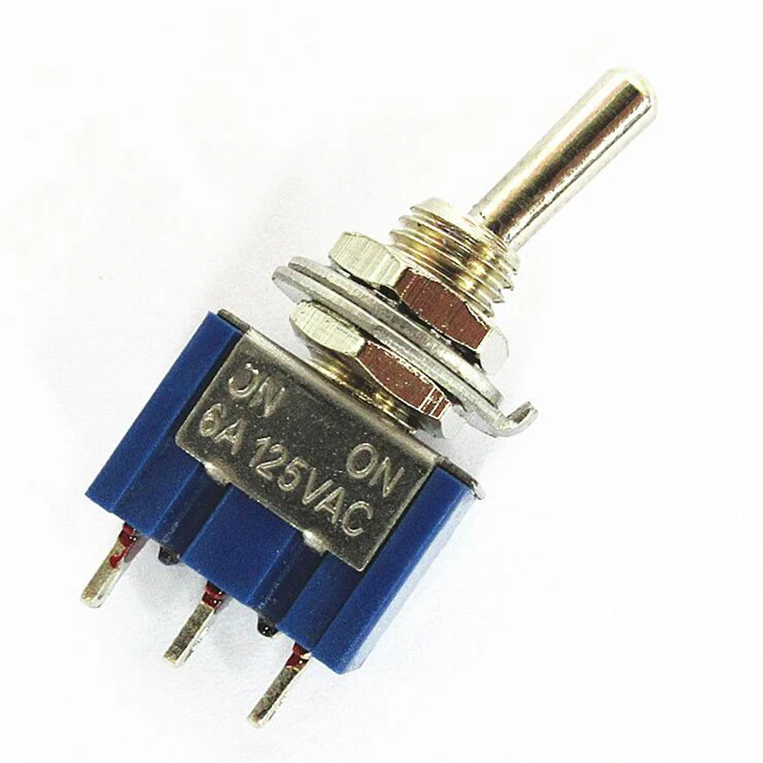 2 шт. AC ON-SPDT 3 Шаг Позиции рычажный переключатель 6A 125 v /3A 250V | Обустройство дома