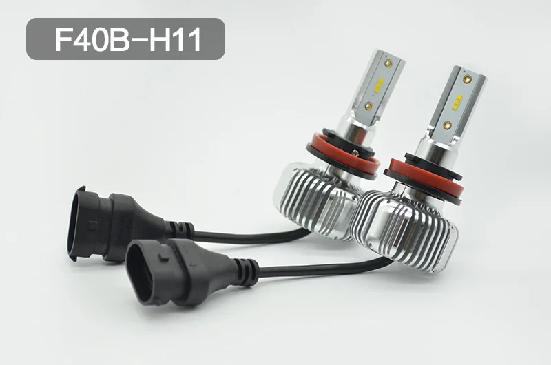 1 пара фар автомобиля H7 F40B H4 светодиодный H1 H11 880 9005 9006 9012 18 W 25 W 8000LM 6000 K 12 V 24 V авто фары противотуманная фара COB лампы
