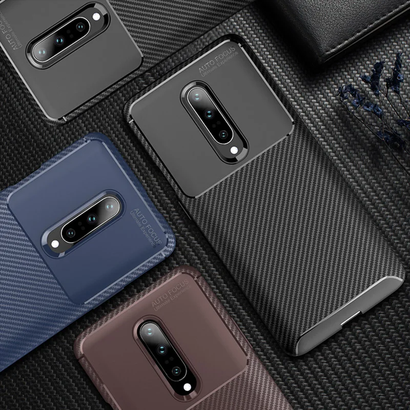 Высококачественный мягкий чехол из Твила для OnePlus 7 Pro | Мобильные телефоны и