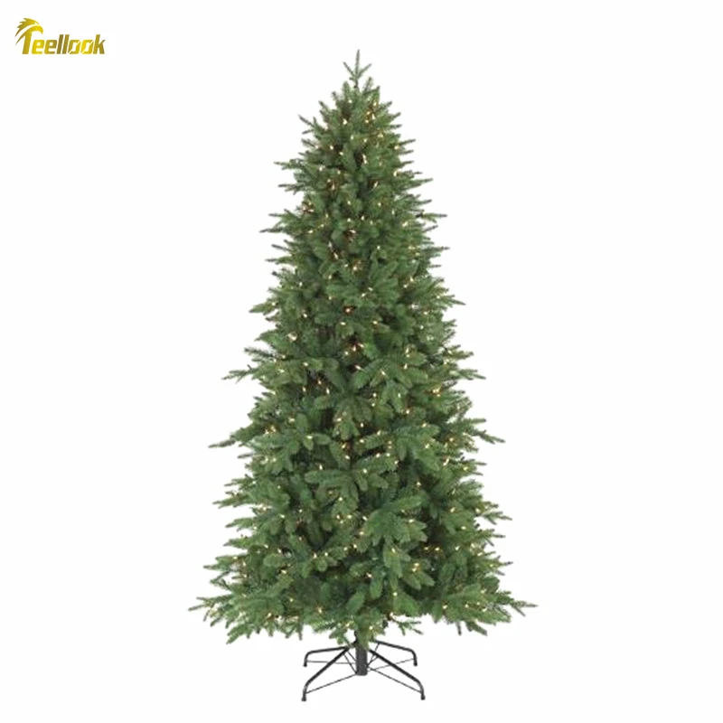 Светящаяся Рождественская елка Teellook 1,2 м/3,0 м из полиэтиленового материала, рождественские украшения для дома в торговом центре отеля
