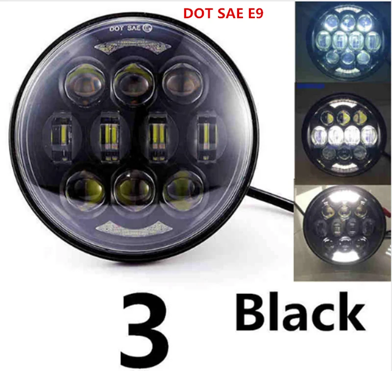 DOT SAE E9 Утвержденный 5 3/4 дюймовый 75 Вт светодиодный торный проектор светодиодная