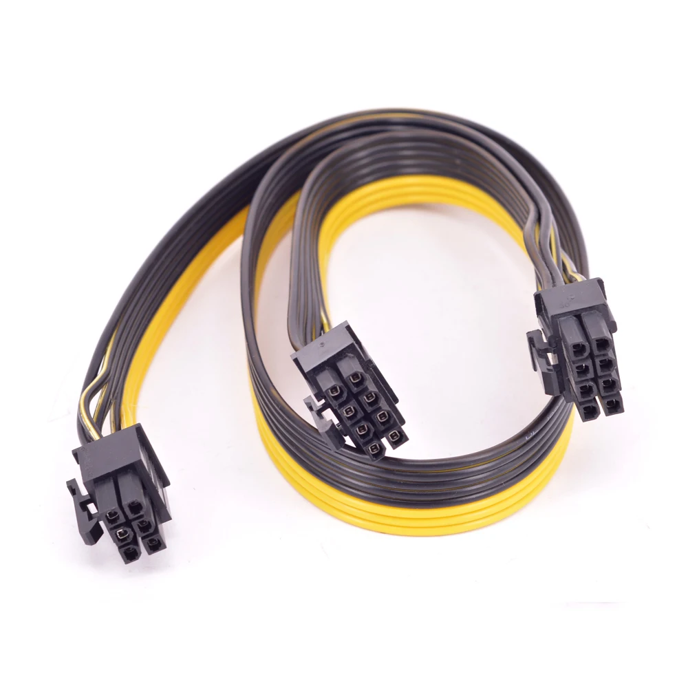 PCI e 6 Pin на 2 порта + 8 GPU кабель питания для охладителя Silent Master Pro Gold 1200 Вт модульный