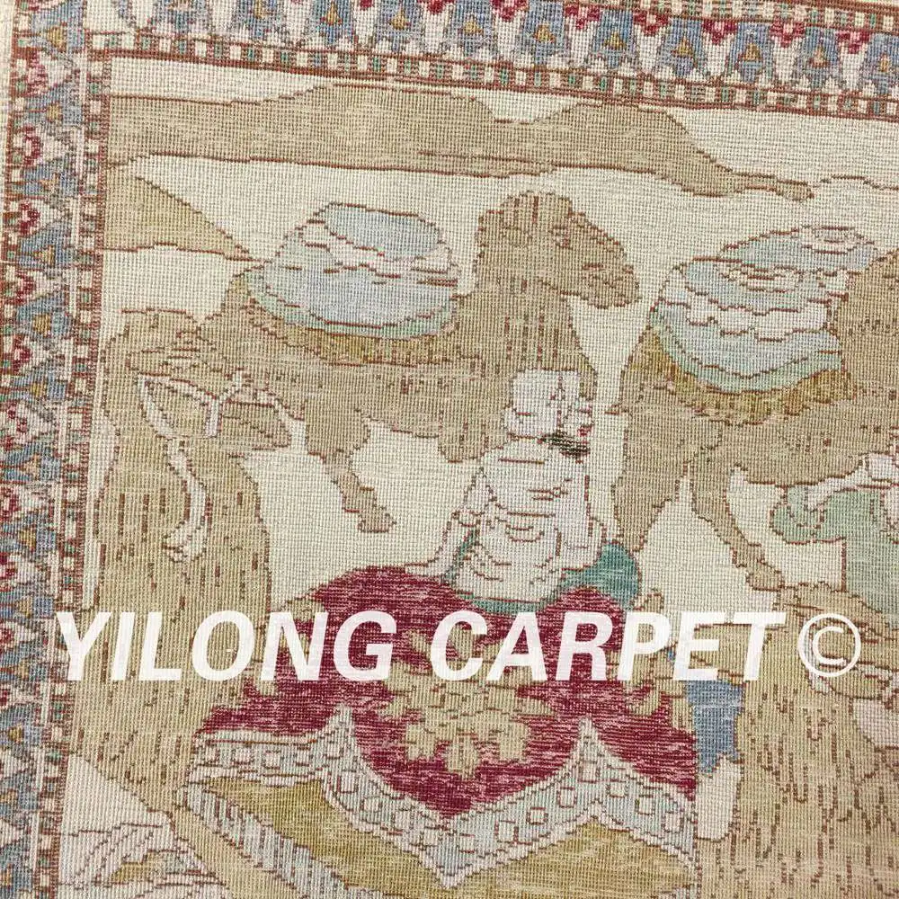 YILONG 2 'x 1' 1000 линий китайский Шелковый гобелен ручной работы дорожный Гобелен
