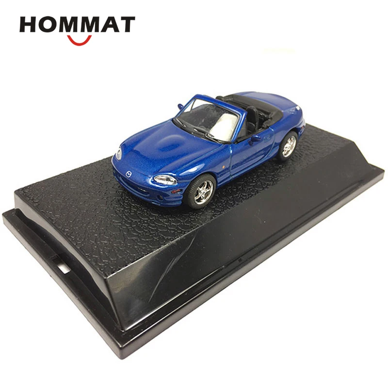 HOMMAT 1:43 Mazda MX-5, конвертируемая спортивная модель автомобиля, литая модель игрушечного автомобиля, Коллекционная модель автомобиля, Подарочные игрушки для мальчика
