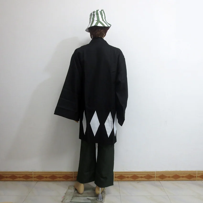 Bleach Urahara Kisuke костюм для костюмированной вечеринки на Рождество Хэллоуин униформа