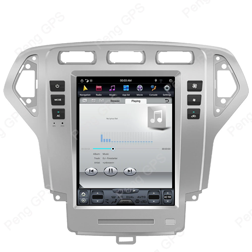 Android 8,1 автомобильный gps-навигация, dvd-плеер для Ford Fusion Mondeo MK4 2007-2010 4G+ 64G 4K видео Tesla стиль 10," ips 6 ядерный блок