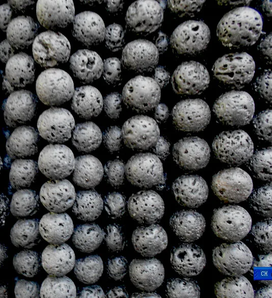 Круглые бусины из натурального камня вулкана 15 дюймов нитка 4 6 8 10 12 14 мм|stone beads for