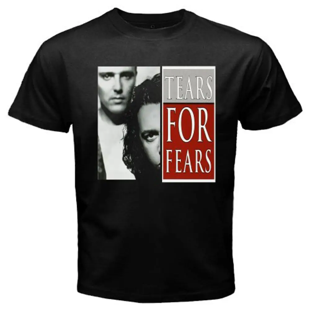 Мода 2017 г. Новый слезы для страхов английский Rock Band крышку Мужская черная