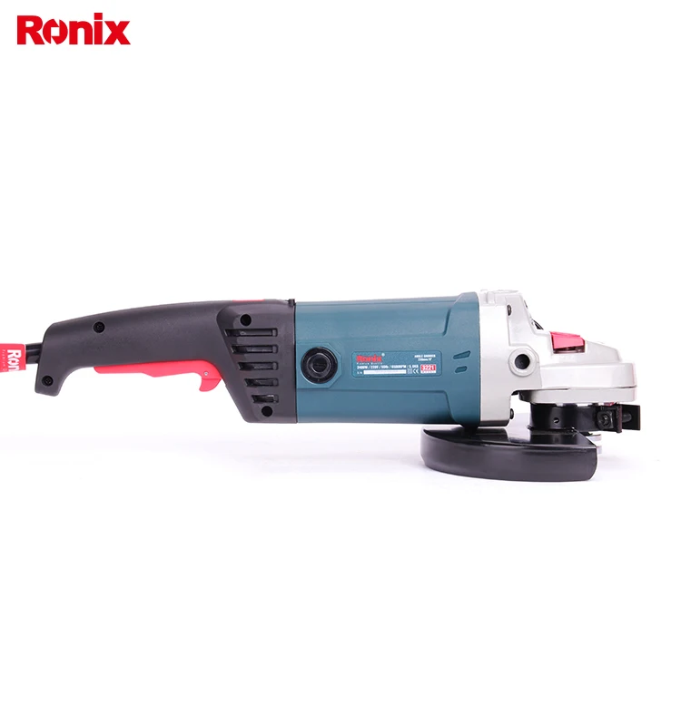 Ronix Новая Угловая шлифовальная машина 115 мм 1400 Вт 9000 об/мин Мини угловая высокой