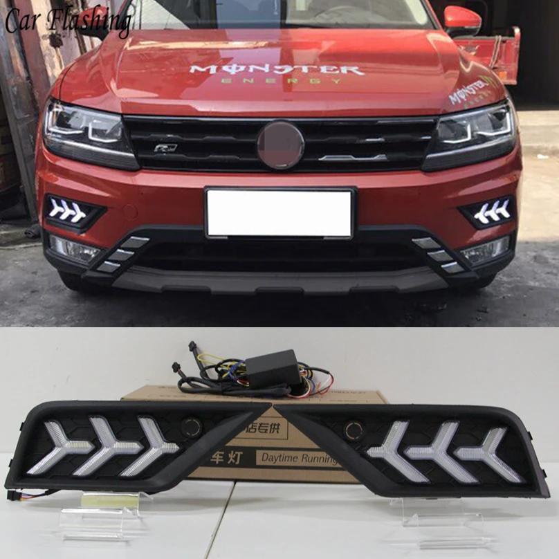 Автомобильная проблесковая 2 шт Автомобильный светодиодный дневной светильник