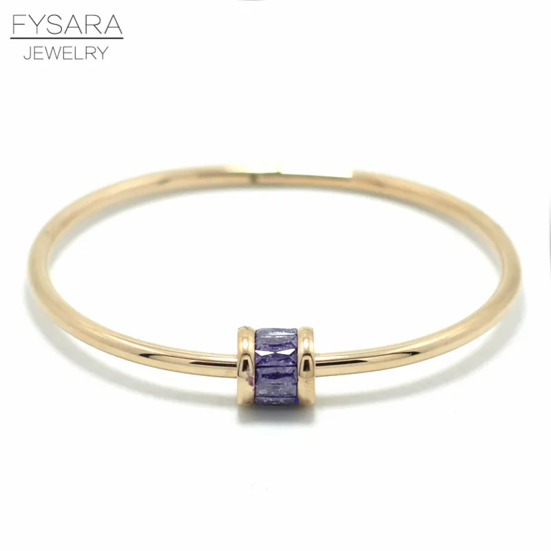 FYSARA Boho ювелирных украшений из природного камня Круглые разноцветные Австрийские