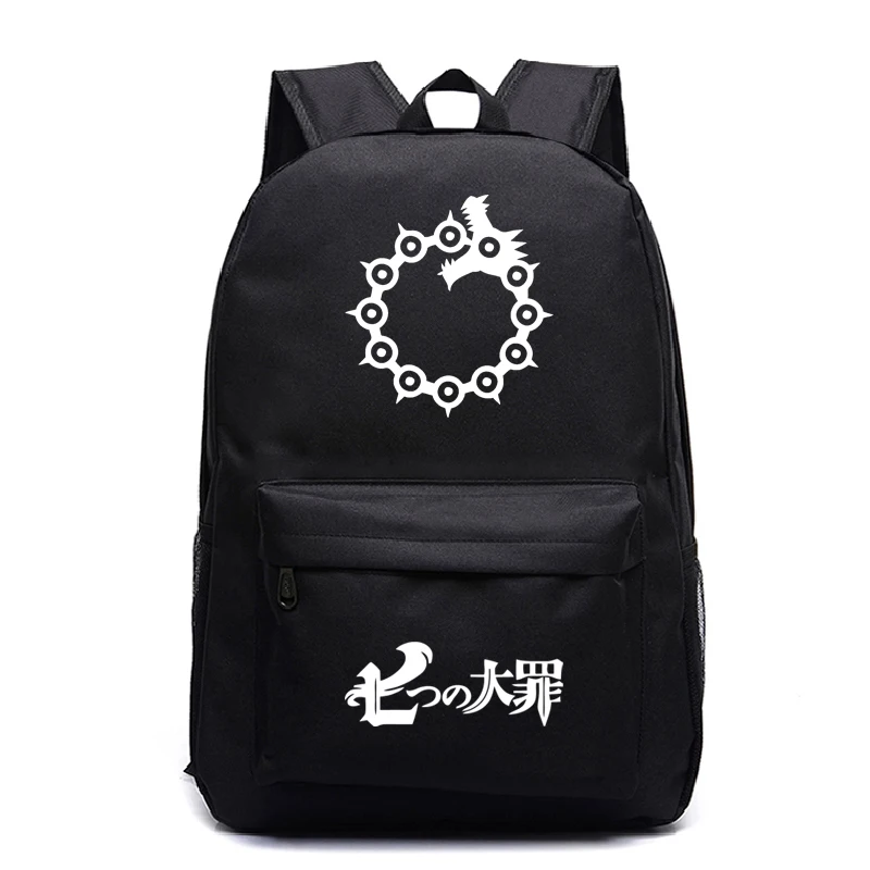 

Рюкзак «Семь смертных грехов» для мужчин и женщин, школьный ранец для мальчиков и девочек, красивый рюкзак для колледжа для подростков