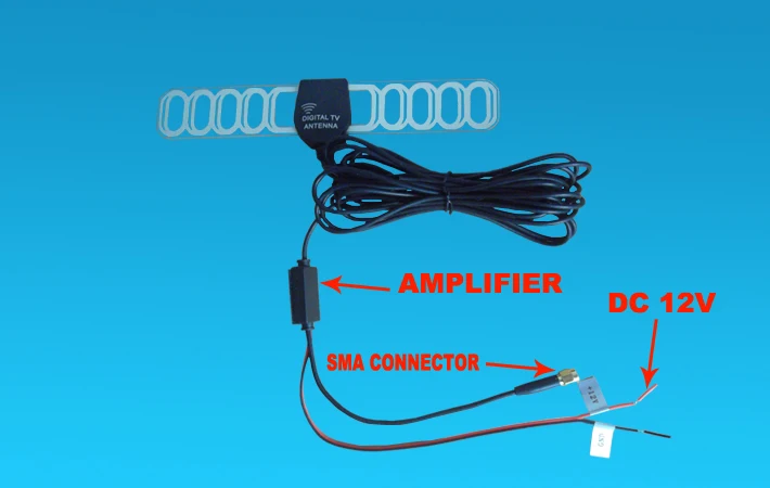SMA разъем 5 метров автомобильный DVB-T2 ISDB-T DVB-T Цифровое ТВ Активная антенна с усилителем усилитель автомобильная антенна