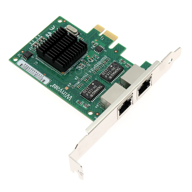 PCIE X1 двойной порт 10/100/1000 Мбит/с гигабитный Ethernet сетевой адаптер для bcm5715 NIC |