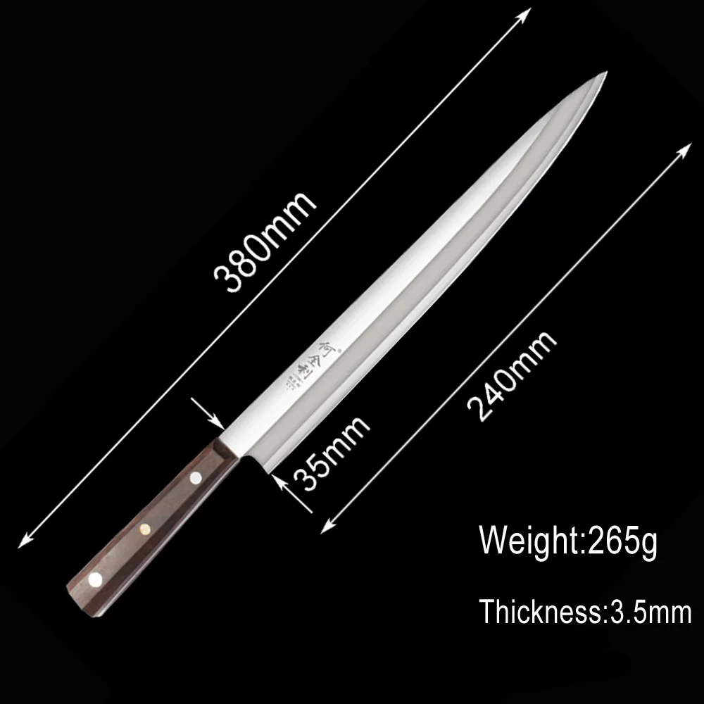 King Sea Sashimi нож 5Cr15Mov Высокое качество Профессиональный Филейный Нож для рыбы лосось суши нож кухня кухонный нож
