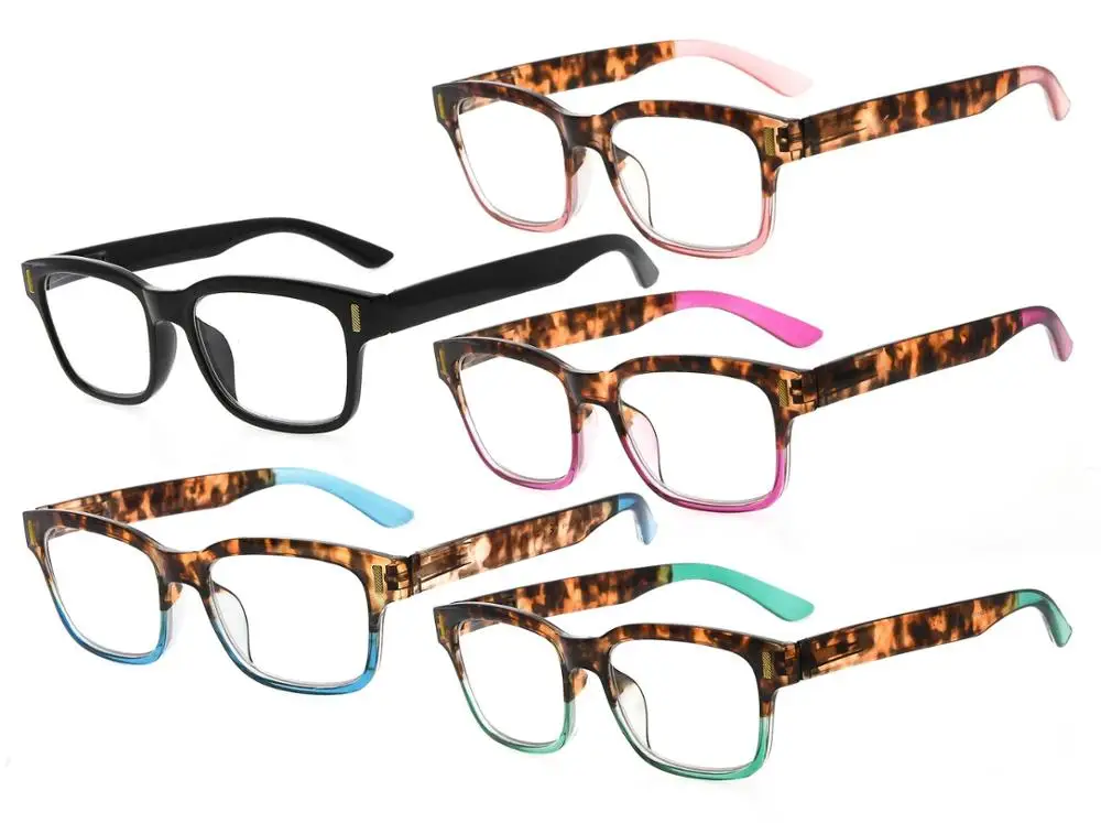 RT1802-5pc-Mix RT1802-5pc-Mix Eyekepper стильные оптические очки для чтения для Для женщин 5-цвета в упаковке - Цвет оправы: RT1802-5pc-Mix