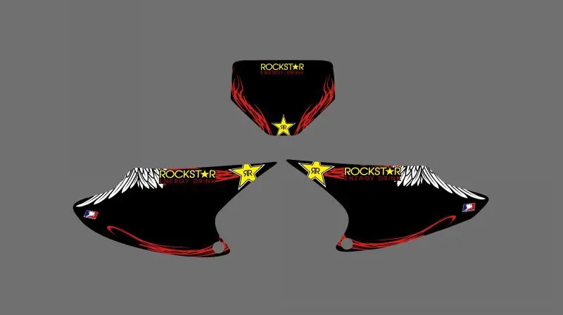 Набор стикеров для Honda CRF150 CRF230 CRF150F CRF230F 4 штрихов 2003 2007 CRF 150 230 150F 230F|sticker kit|decal kithonda