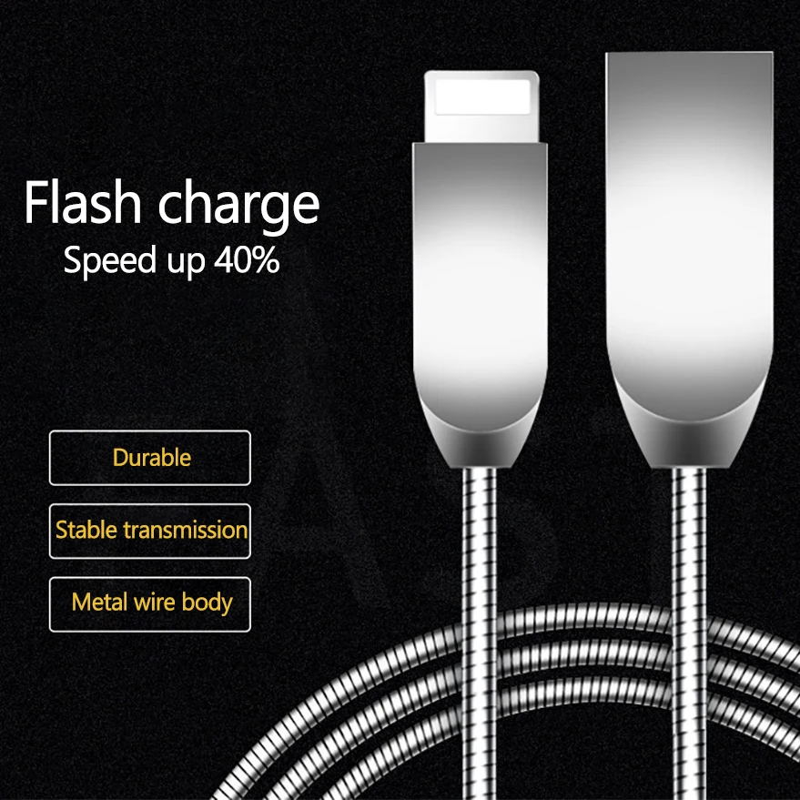 IToncs 2A быстрое зарядное устройство металлический кабель Micro USB для xiaomi 8 mix2 samsung S7