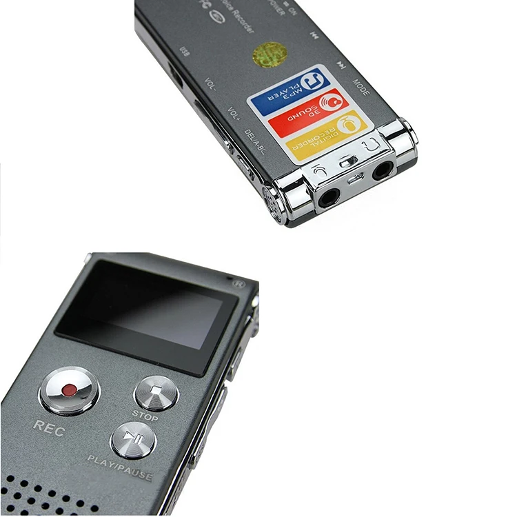 Профессиональный 8 ГБ Мини Digital Voice Регистраторы USB диктофон MP3 плеер аудио