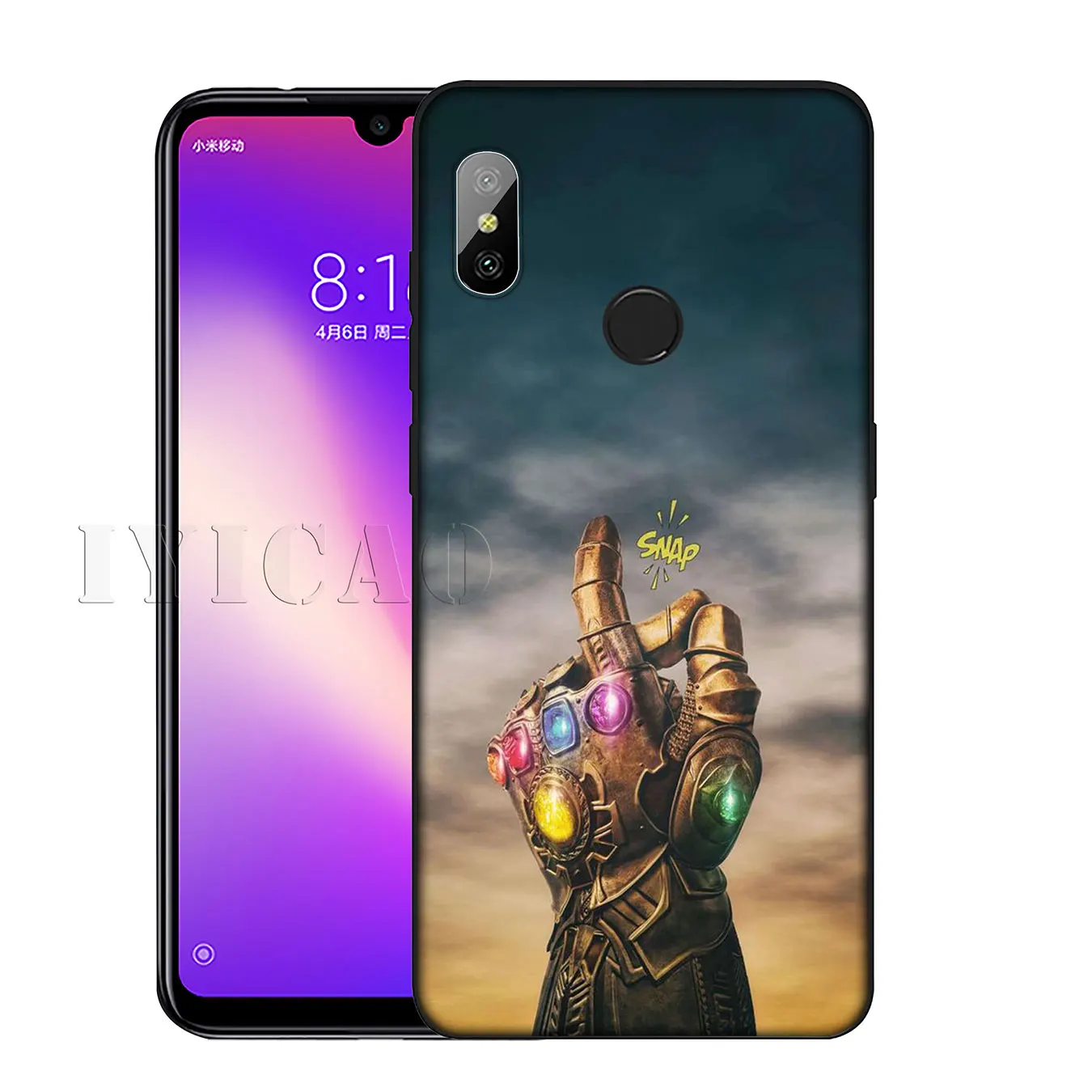 Мягкий чехол для телефона Deadpool Thanos Мстители Endgame Marvel железный человек Капитан