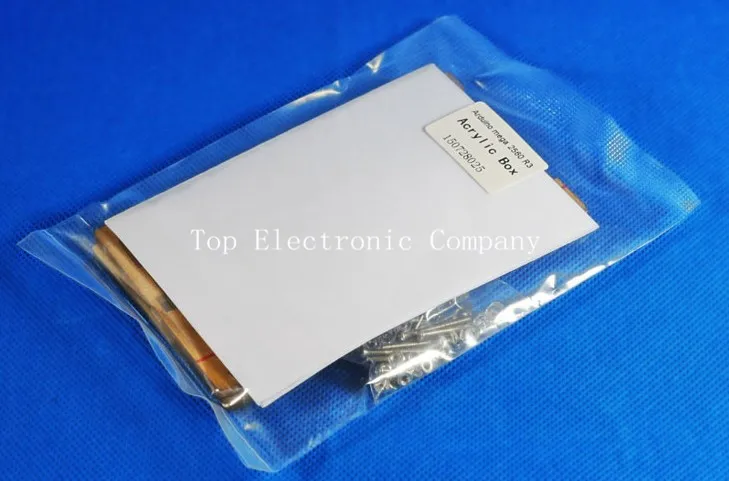 Прозрачный глянцевый акриловый корпус совместимый с arduino Mega 2560 R3 чехол|box shipping|box