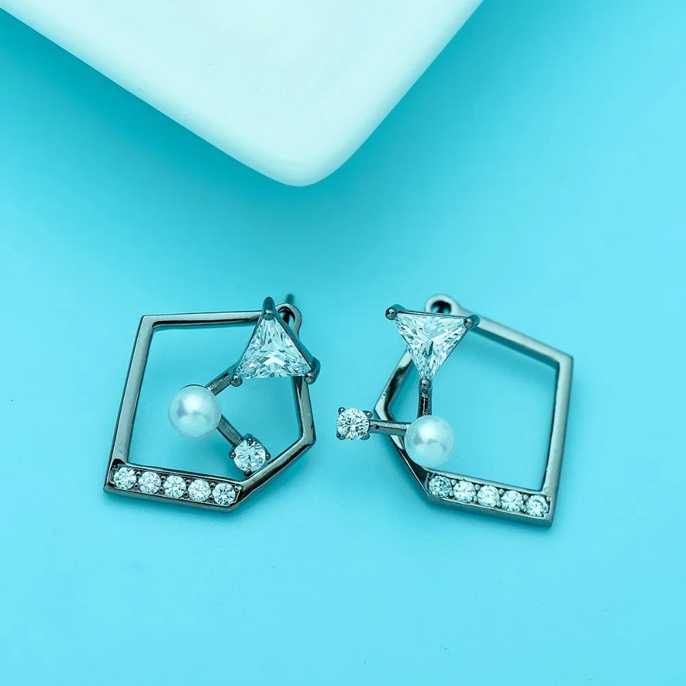 Luoteemi новый тонкий Для женщин белого золота Цвет Jewelry Очаровательный Уникальный