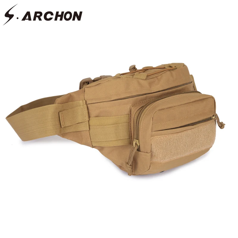 Мужской Камуфляжный поясной рюкзак S.ARCHON военные армейские сумки