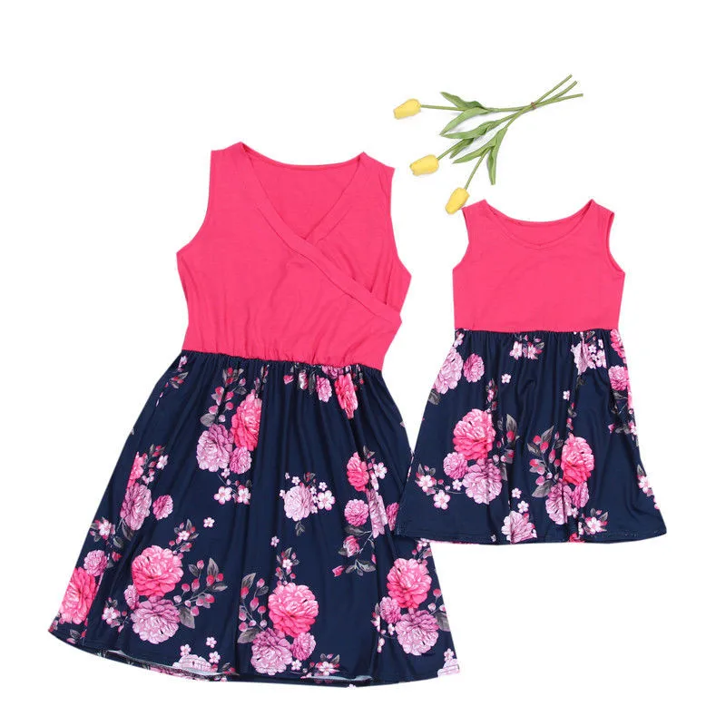 Новинка 2019 модная новинка одежда для мамы и дочки платье родителей детей