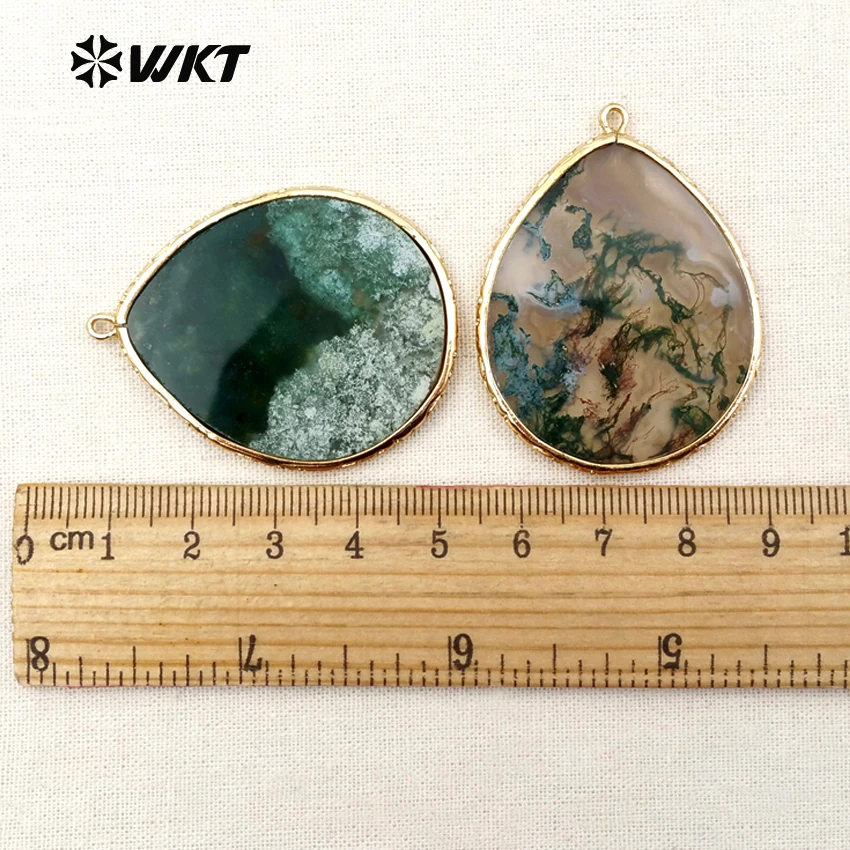 WT P1312 оптовая продажа Модный кулон из натурального камня тренд капли воды