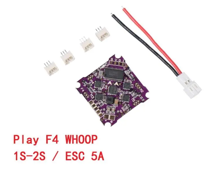 Play F4 whoop управление полетом 1s-2s интегрированный 4 в 1 бесщеточный ESC поддержка DSHOT