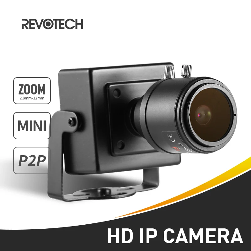 FHD 1080P 2 8 12 мм объектив с ручным зумом IP камера МП металлическая комнатная мини