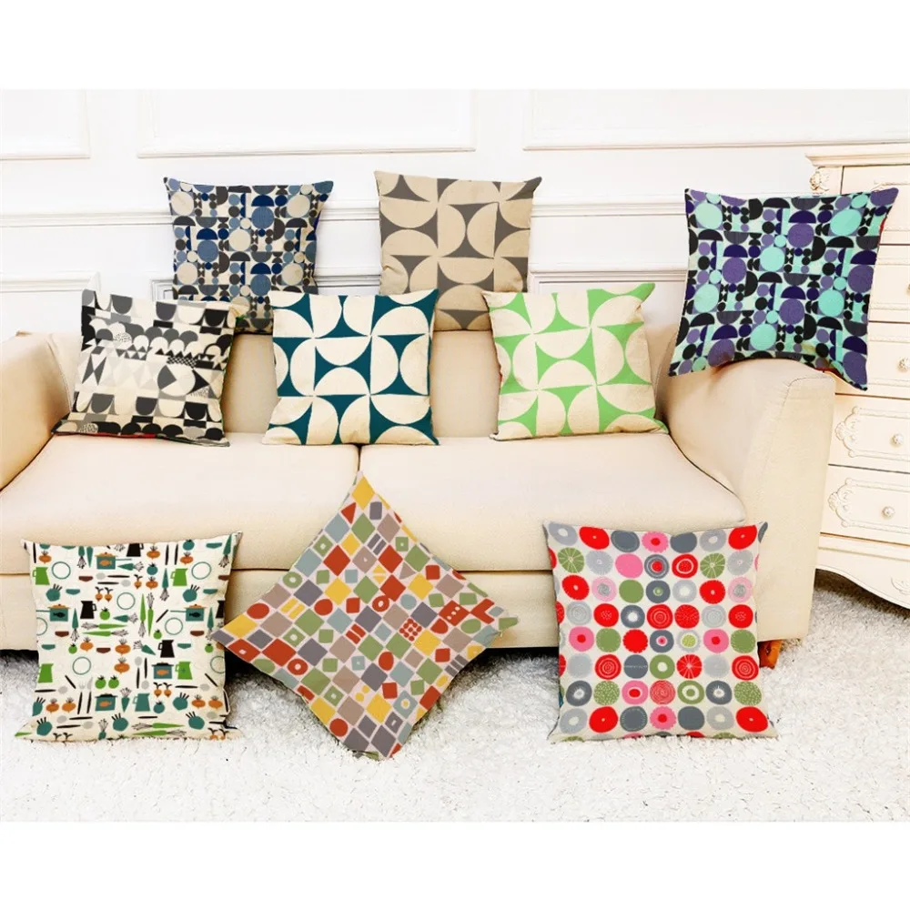 2019 нордическая поп Подушка с геометрическим рисунком домашние декоративные