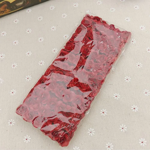 red Melsnajsd 144 шт./лот 1,8 см мини бумага розы цветы свадебное оформление букета бумага цветок для бумага в форме цветков для скрапбукинга дешево - Цвет: red