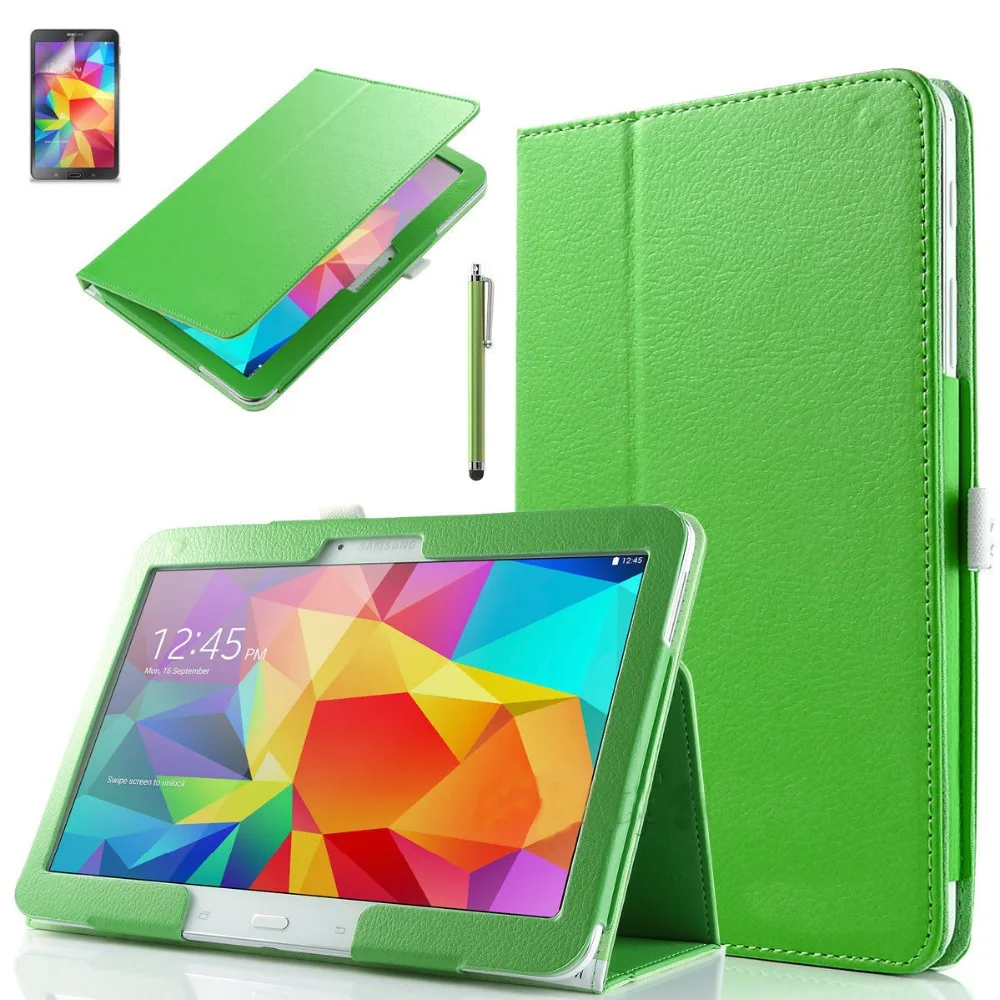 Чехол для Samsung Galaxy Tab 4 10 1 новый модный книжка из искусственной кожи чехол