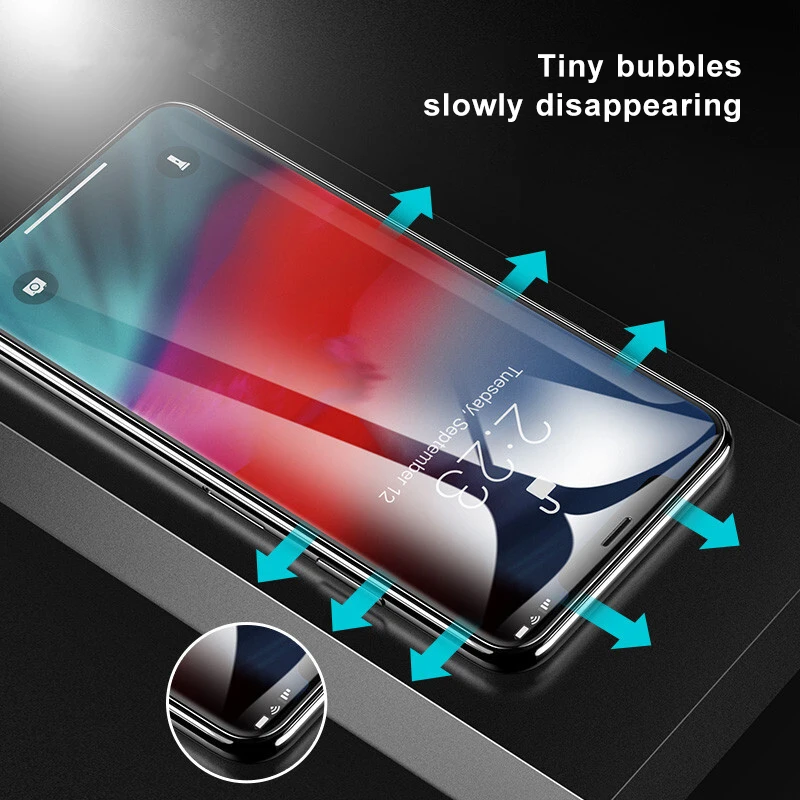 BXE полное покрытие экрана протектор на Apple iPhone 6 6s 7 8 Plus 11 Pro X Xs Max XR пленка из мягкого