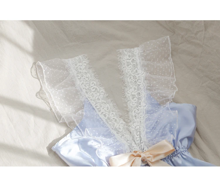 Женский комбинезон с открытой спиной, сексуальное боди Babyblue, Милый боди с крестиком, без рукавов, v-образный вырез, кружевной атласный комбинезон, боди